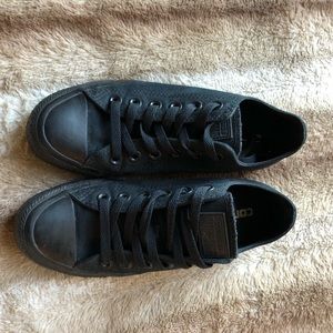All Black Converse